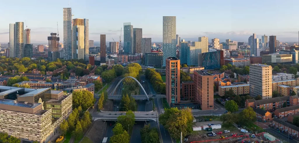 Manchester skyline
