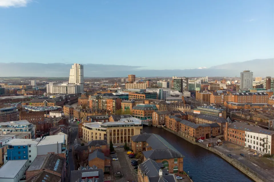 Leeds city skyline